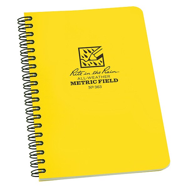 All Weather Notebook, Side Spiral, Metric