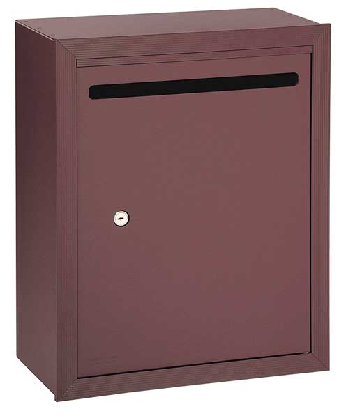 Letter Box, Bronze, Powder Coated, Surface, -