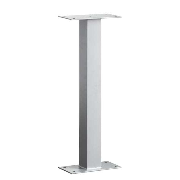 Pedestal, Silver, Powder Coated, Bolt, Mail Chest