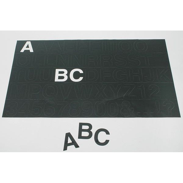 Numbers And Letters, H5, Black, Plastic