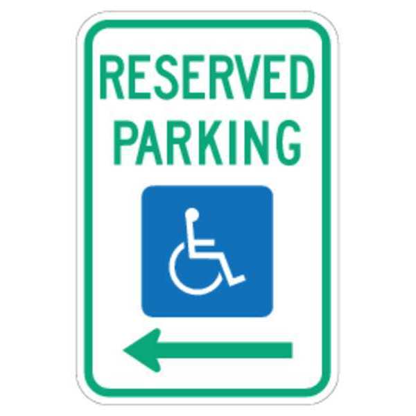 Reserved Parking Parking Sign, 18