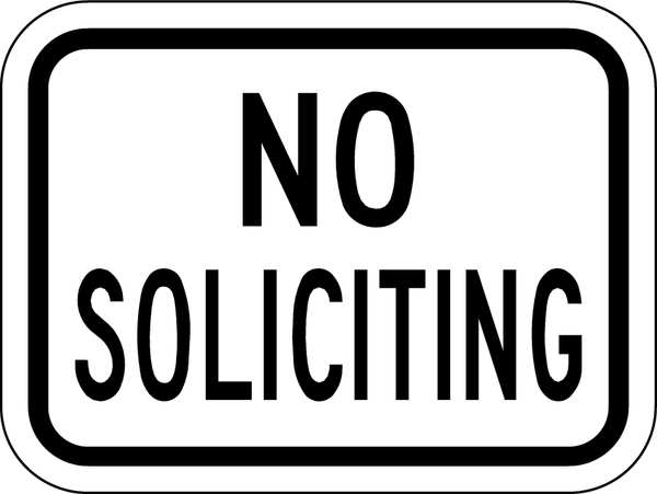 Traffic Sign, 9 x 12In, BK/WHT, Text