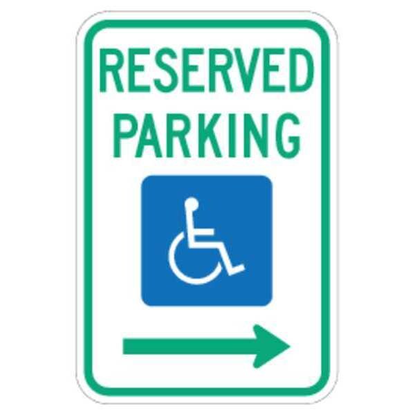 Reserved Parking Parking Sign, 18