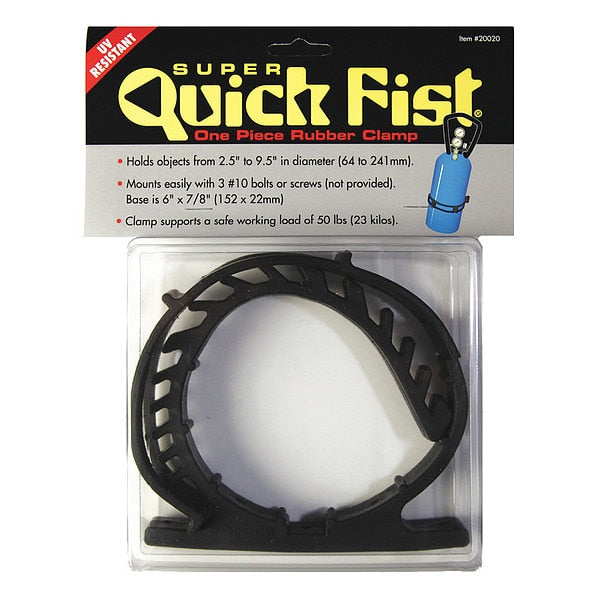 Quick Fist Rubber Clamp, 2.5 to 9.5 In