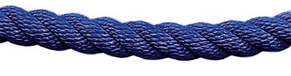 Barrier Rope, 1-1/2 In x 6 ft, Blue
