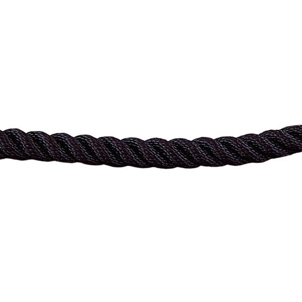 Barrier Rope, 1-1/2 In x 6 ft, Black
