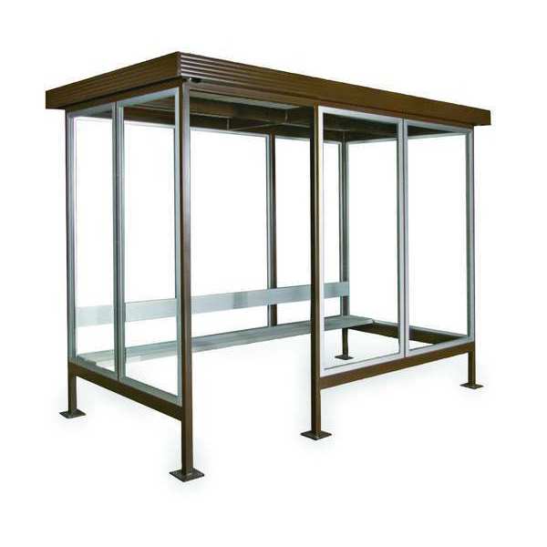 Smoking Shelter, H 93 1/2, W 96, w/Bench