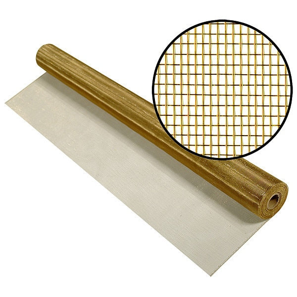 Screen, Bronze, 24 in W, 50 ft L, 0.011 in Wire Dia