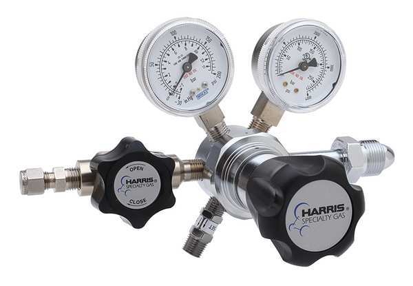 Specialty Gas Regulator, Single Stage, CGA-320, 0 to 125 psi, Use With: Carbon Dioxide