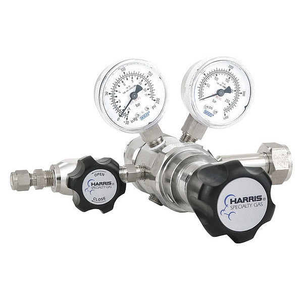 Specialty Gas Lab Regulator, Two Stage, CGA-660, 0 to 125 psi, Use Wit ...