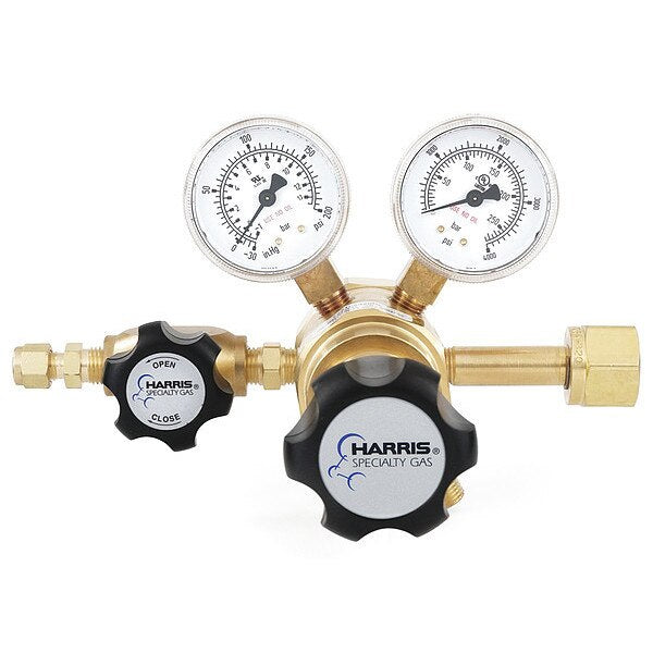 Specialty Gas Lab Regulator, Two Stage, CGA-320, 0 to 125 psi, Use With: Carbon Dioxide