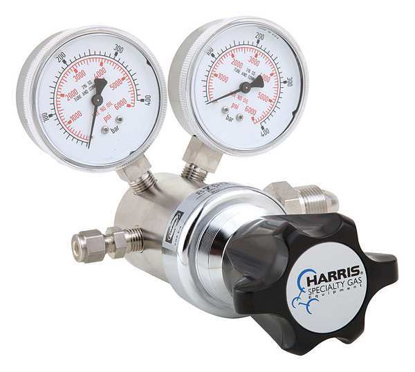 Specialty Gas Regulator, Single Stage, 1/4 in NPT, 0 to 1500 psi, Use With: Atmospheric Gas