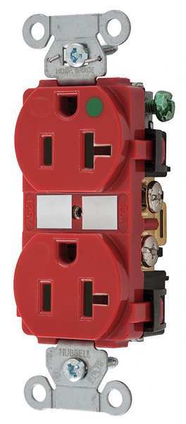 20A Duplex Receptacle 125VAC 5-20R RD