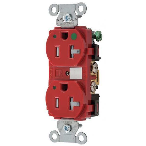 20A Duplex Receptacle 125VAC 5-20R RD