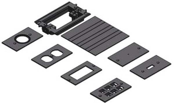 Floor Box Activation Kit, Rectangular