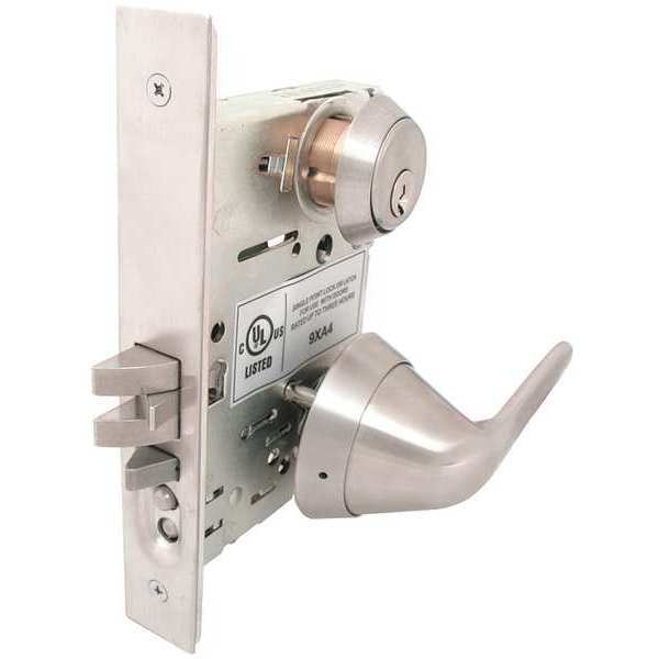 Lever Lockset, Mechanical, Entrance