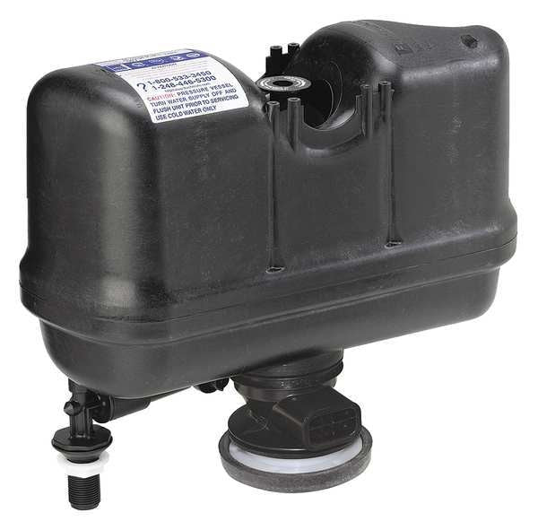 Tank Trim, Toilet, Plastic, Black