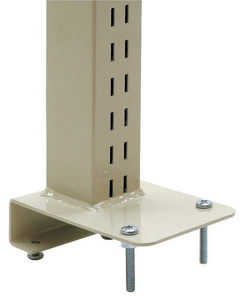 Upright Post, Steel, 500 lb., Black, PK3