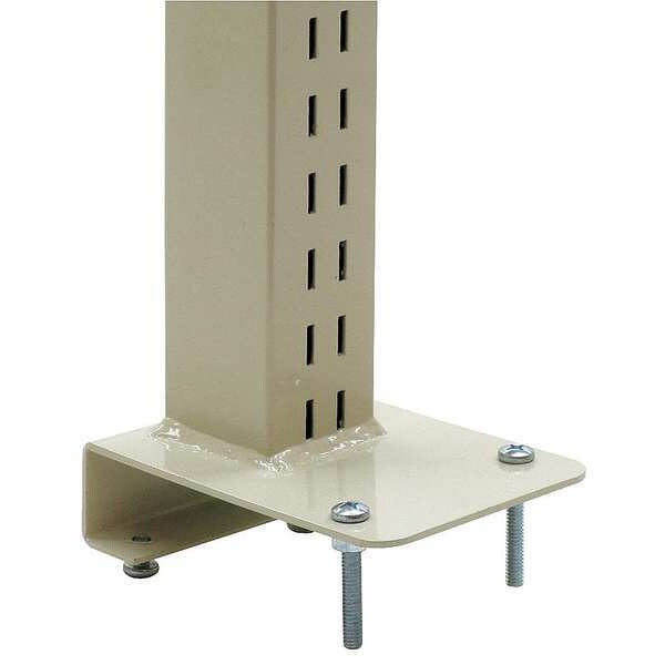 Upright Post, Steel, 500 lb., Black, PK3