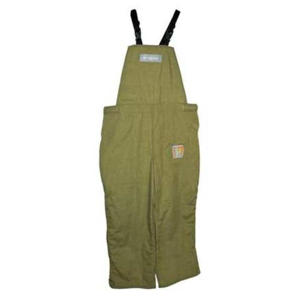 Arc Flash Bib Overall, HRC4, Green, 2XL