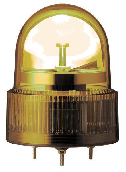 Rotating Mirror, Yellow, 24VAC/DC