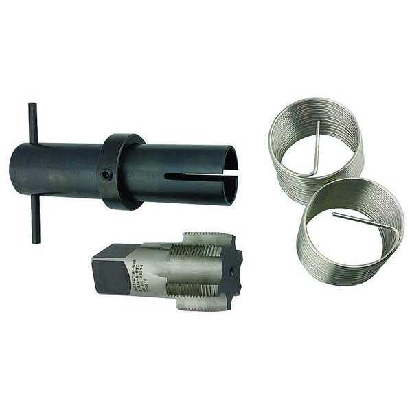 Free-Running Helical Insert Repair Kit, Helical Inserts, M54-3.00, Plain Stainless Steel, 4 Inserts