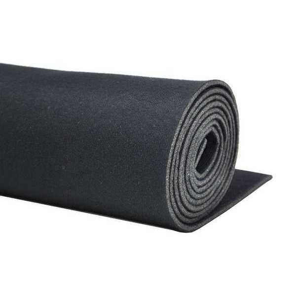 Reclosable Fastener, No Adhesive, 30 ft, 5 ft Wd, Black