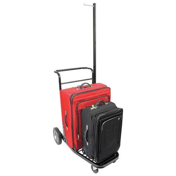Bellman Cart, Metal, Tubular Frame, Black