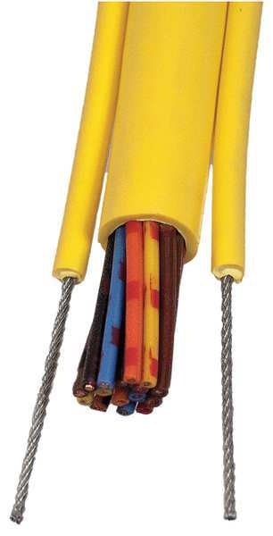 16 AWG 24 Conductor Pendant Cable 600V 25 ft. YL