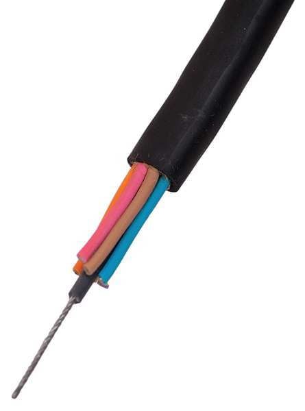 16 AWG 3 Conductor Pendant Cable 600V 25 ft. BK