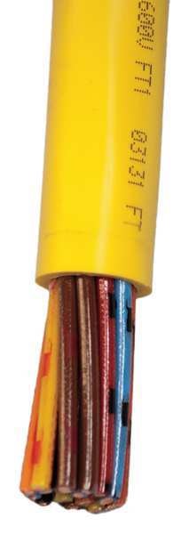 16 AWG 12 Conductor Portable Cord 600V 25 ft. YL