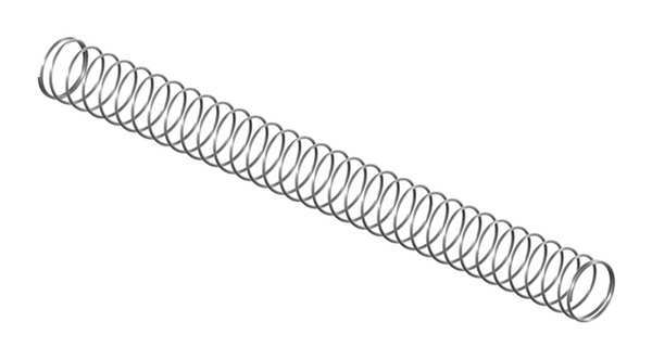 Cylindrical Spring, 2.750 in., Gray, Steel