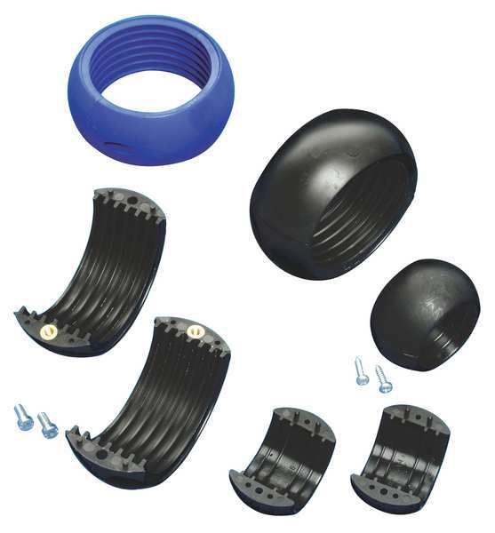 Tubing Protector, 0.360in, Black, Polyamide