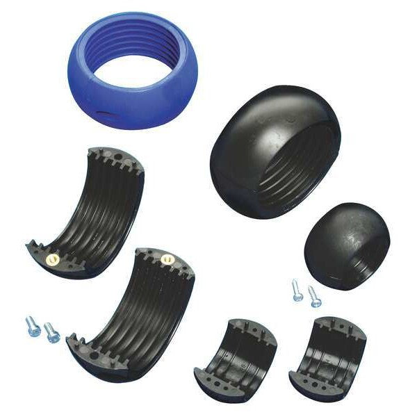 Tubing Protector, 0.360in, Black, Polyamide