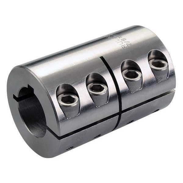 Rigid Shaft Coupling, One Piece, 1-3/16in.