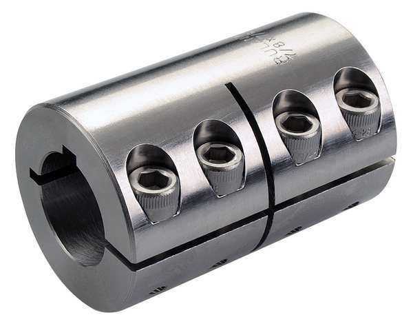 Rigid Shaft Coupling, One Piece, 1-7/16in.
