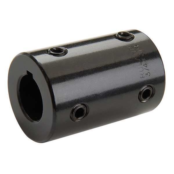 Rigid Shaft Coupling, Set Screw, 3/8in.