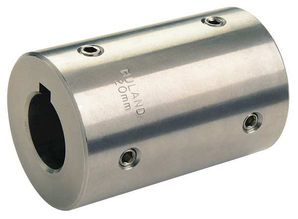 Rigid Shaft Coupling, Set Screw, 1in.