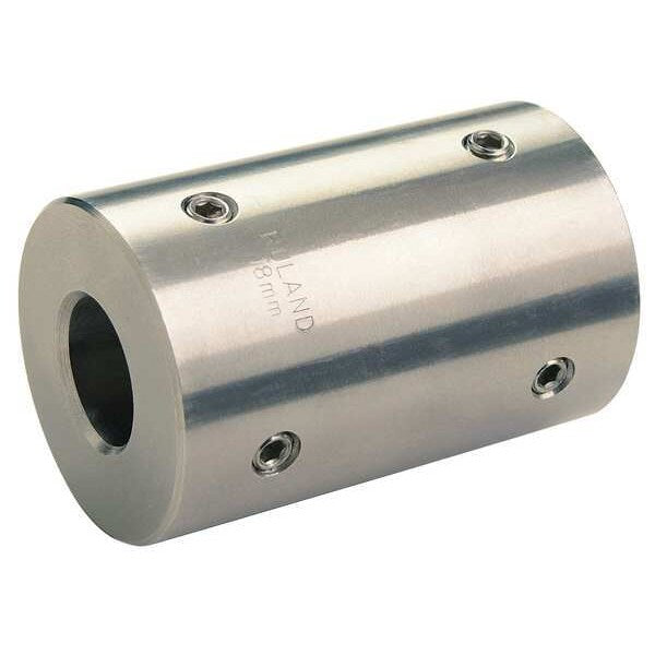 Rigid Shaft Coupling, Set Screw, 1-1/8in.