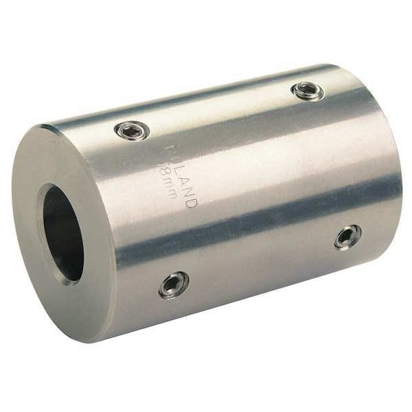 Rigid Shaft Coupling, Set Screw, 1in.