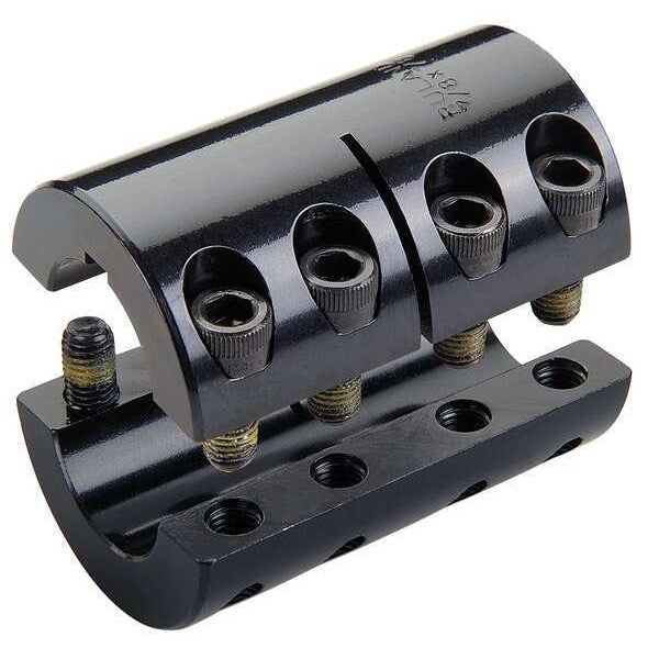 Rigid Shaft Coupling, Two Piece, 1-7/16in.