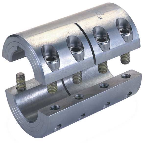 Rigid Shaft Coupling, Two Piece, 1-15/16in
