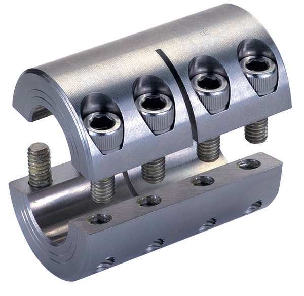 Rigid Shaft Coupling, Two Piece, 1-7/16in.