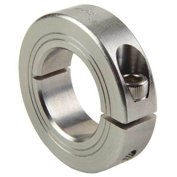 Shaft Collar, Clamp, 1Pc, 1 In, 316 SS