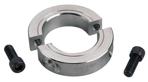 Shaft Collar, Clamp, 2Pc, 2-5/8 In, Alum