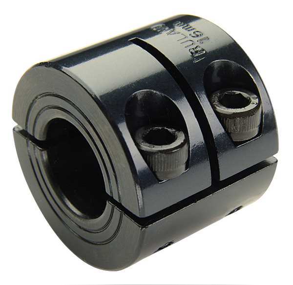 Shaft Collar, Clamp, 2Pc, 10mm, Steel