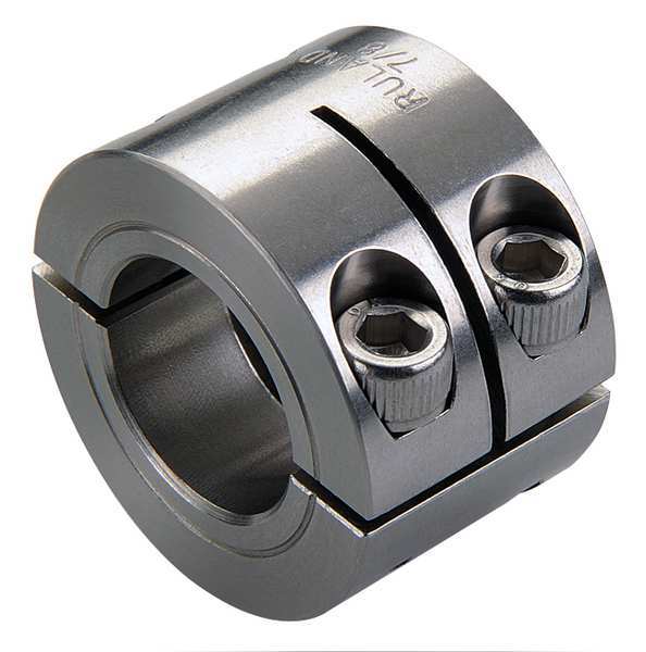 Shaft Collar, Clamp, 2Pc, 10mm, 303 SS