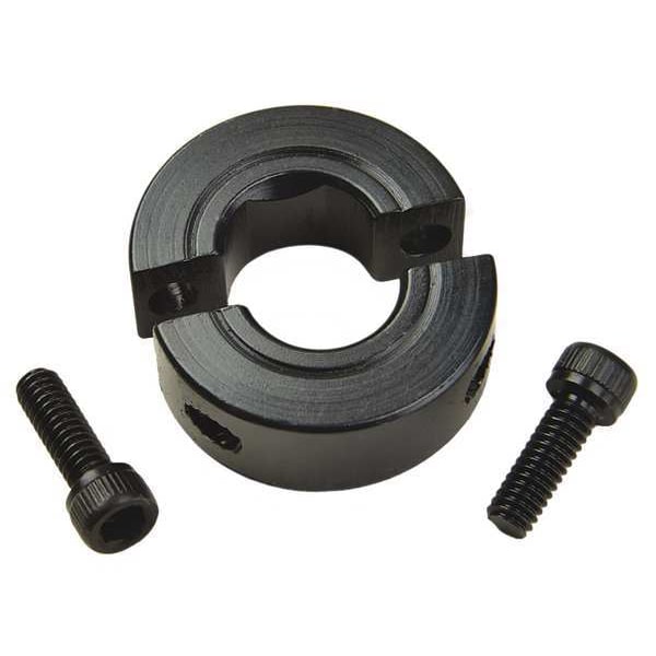 Shaft Collar, D-Bore, 2Pc, 3/4 In, Steel