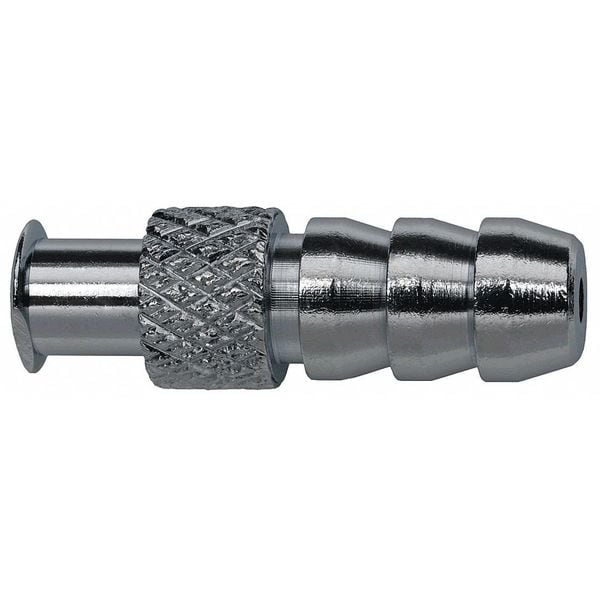 Female Luer Barb Adapter, 316 stainless steel Silver