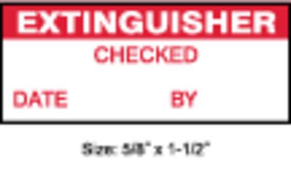 Inspection Label, ENG, Maintenance, PK350, TC-10905